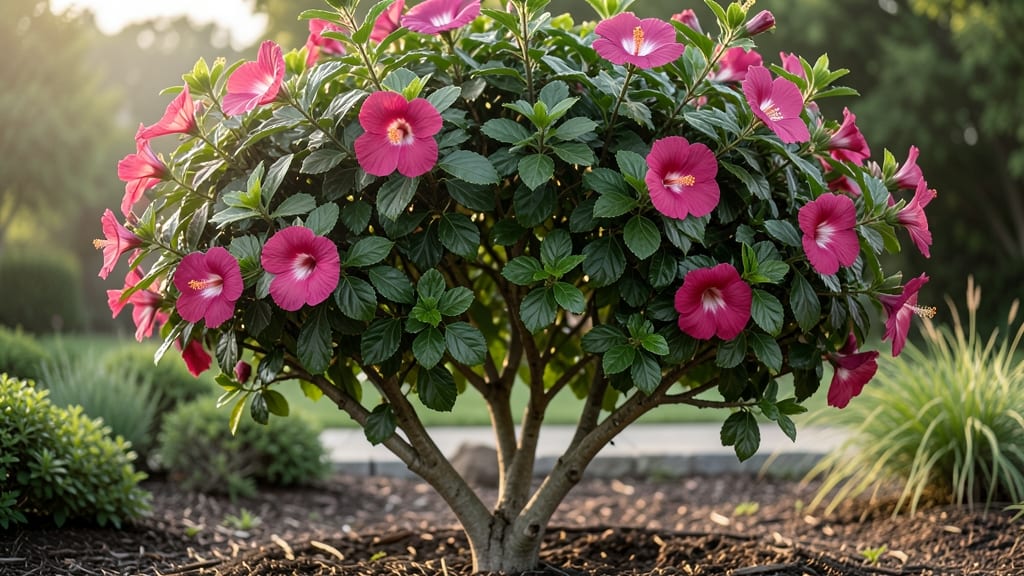 Hibiscus Shrubs Plants: Fragrant Canopy Growth in Every Season