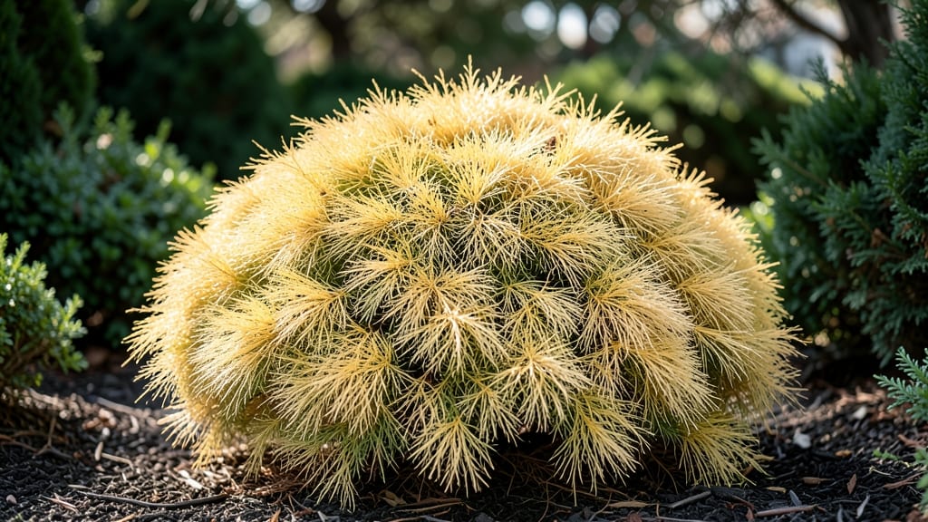 Golden Thread Cypress Shrubs: Year-Round Fragrance Through Pruning Science