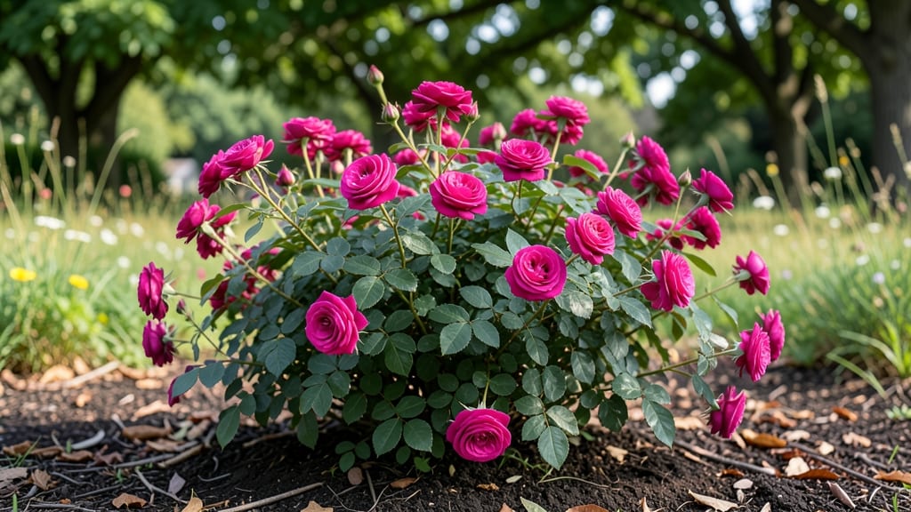 Low Growing Rose Shrubs: Fragrant Privacy Screen With Minimal Pruning Needs